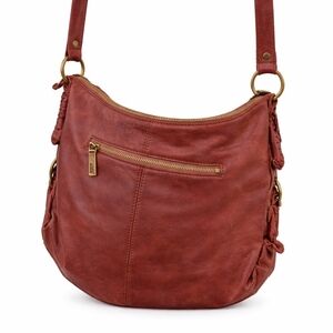 HOBO International Vintage Leather Hobo Bag Brown Slouchy Shoulder Purse